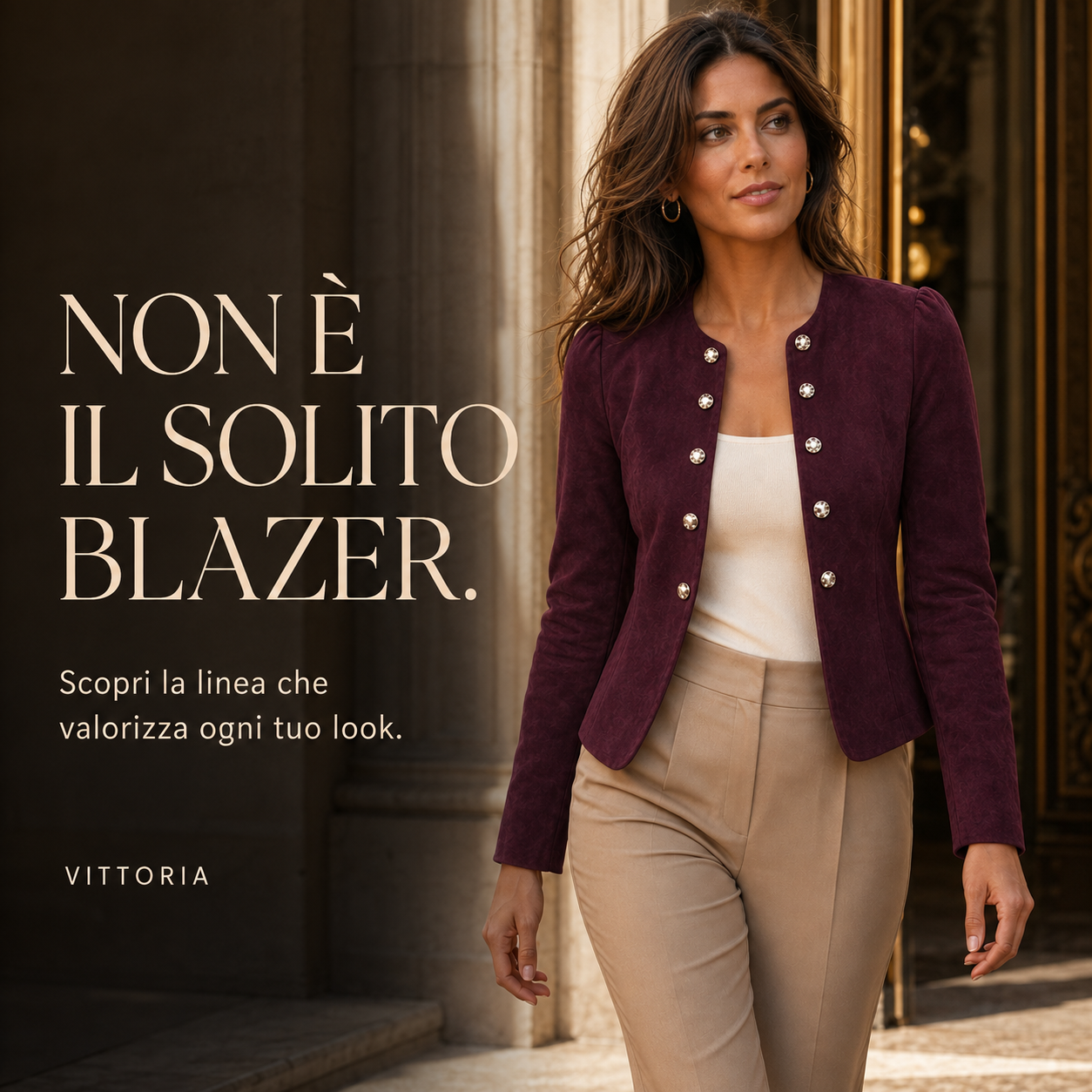 Vittoria | Giacca Elegante Sagomata