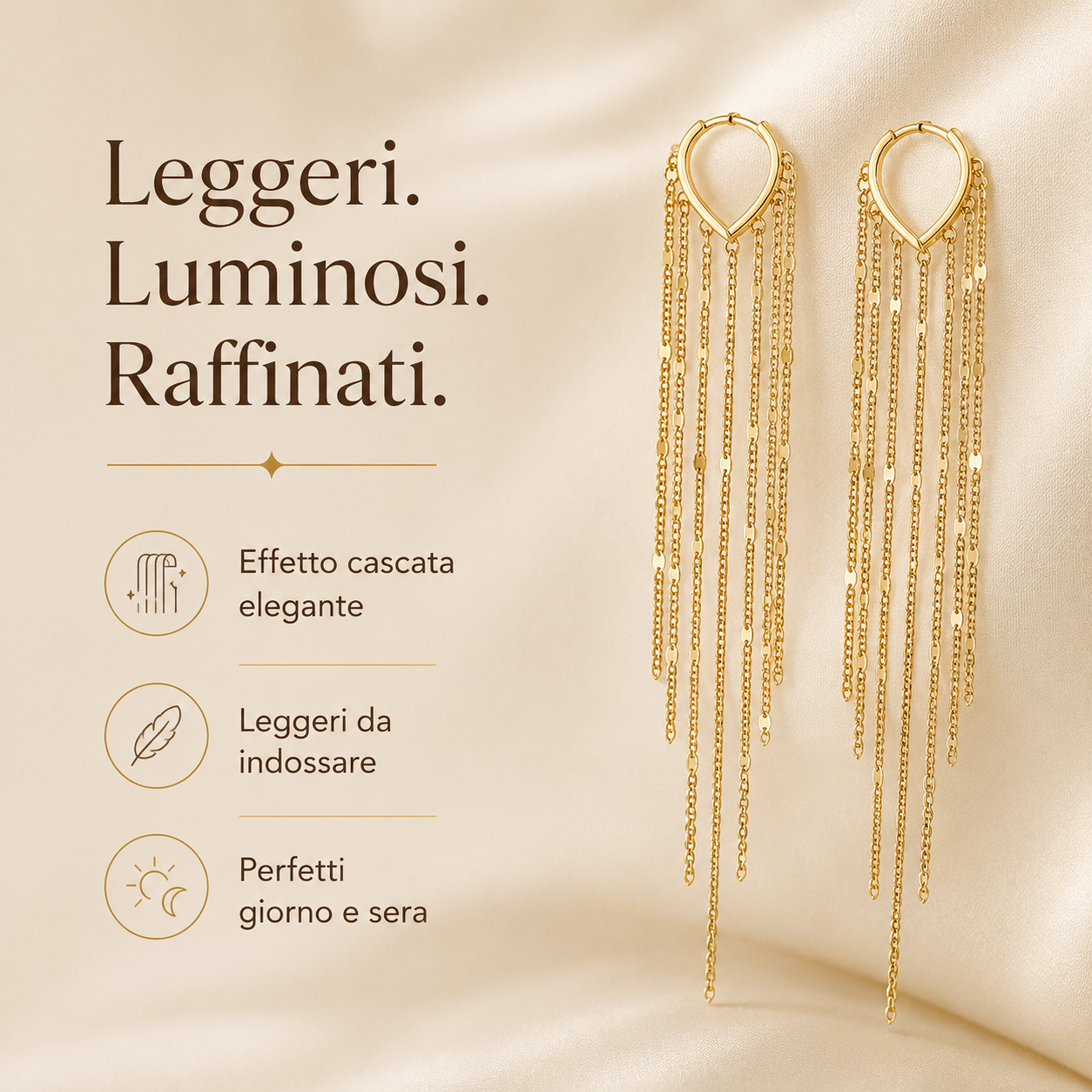 Orecchini Pioggia di Luce