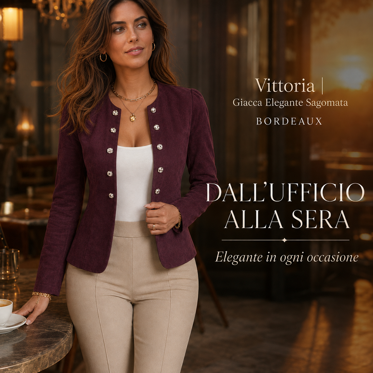 Vittoria | Giacca Elegante Sagomata